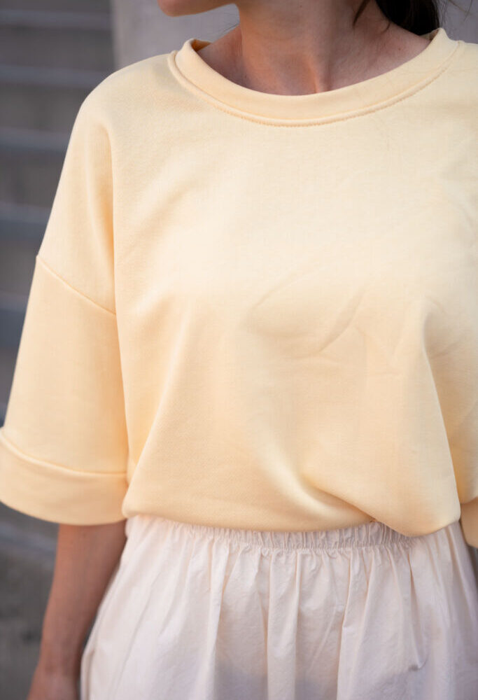 azzurro tee yellow