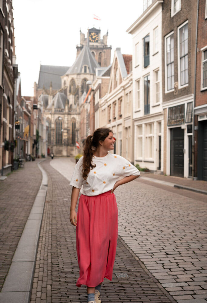 Atelier evene pink skirt