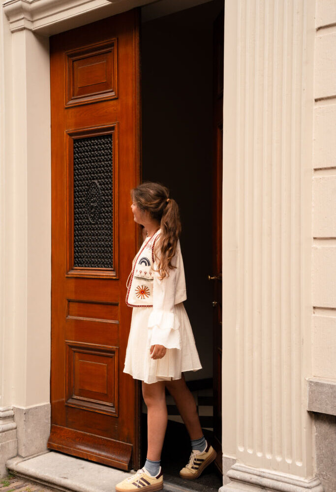 Lili gilet print