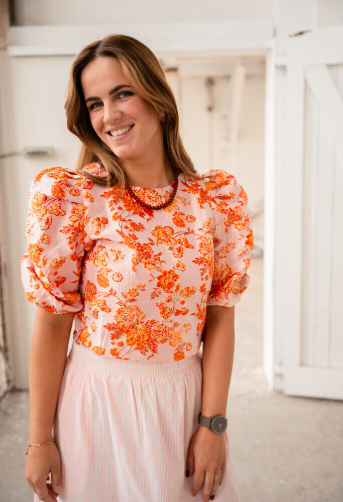 golden live top wedding pink/orange