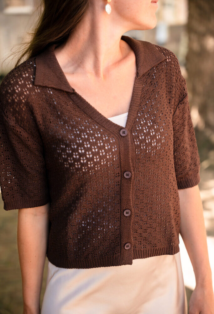 brown braided polo Lucie