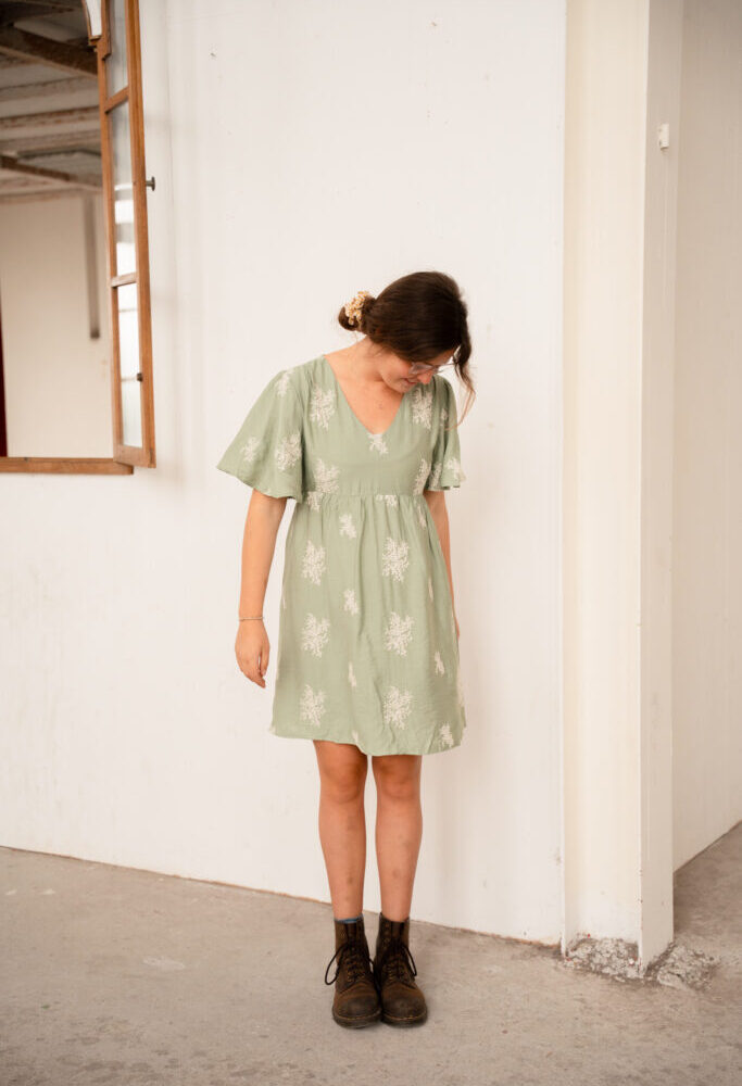 one filament dress green Soof
