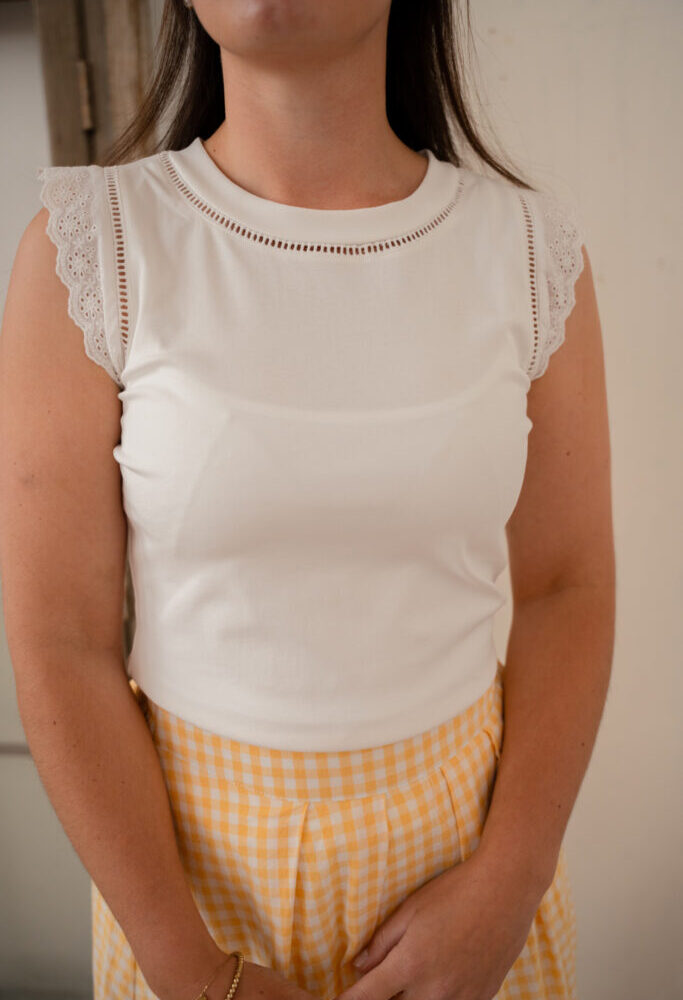 live white top cotton