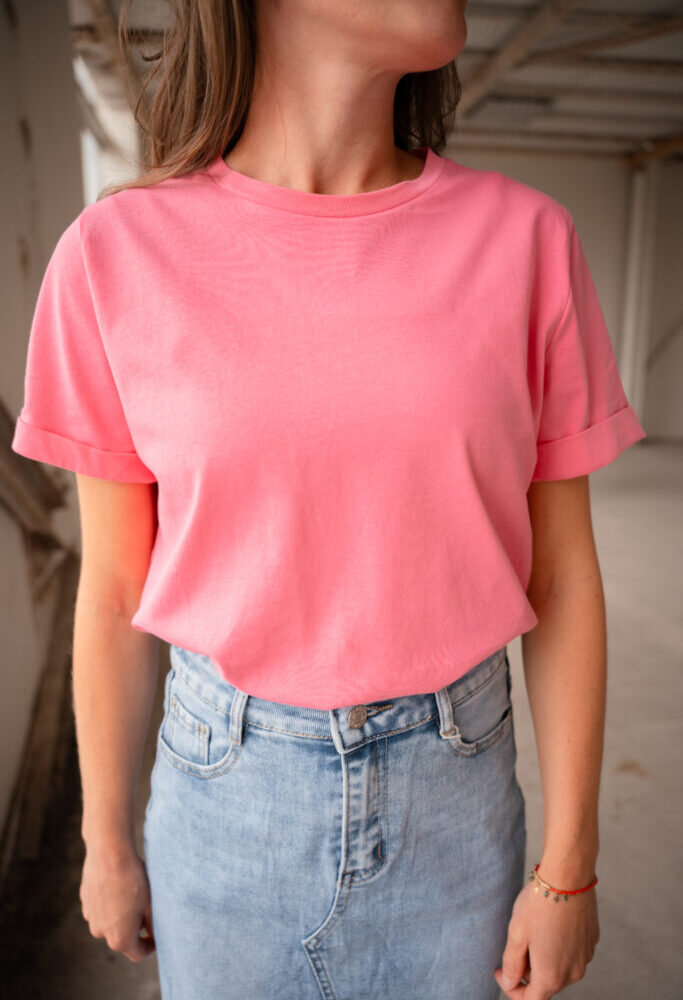 Daphne basic shirt pink