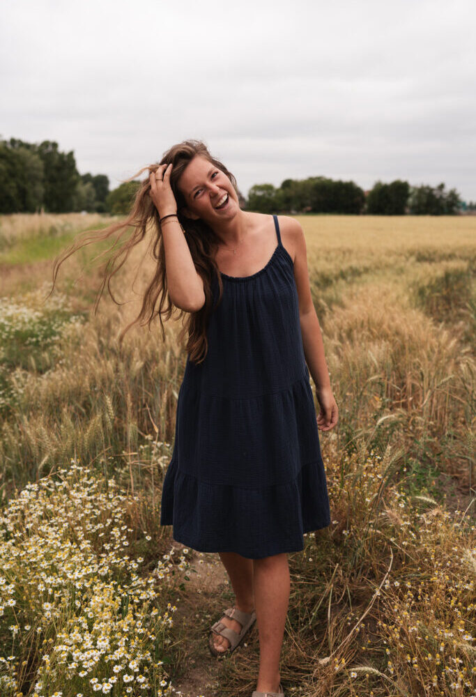 pinka summer dress navy