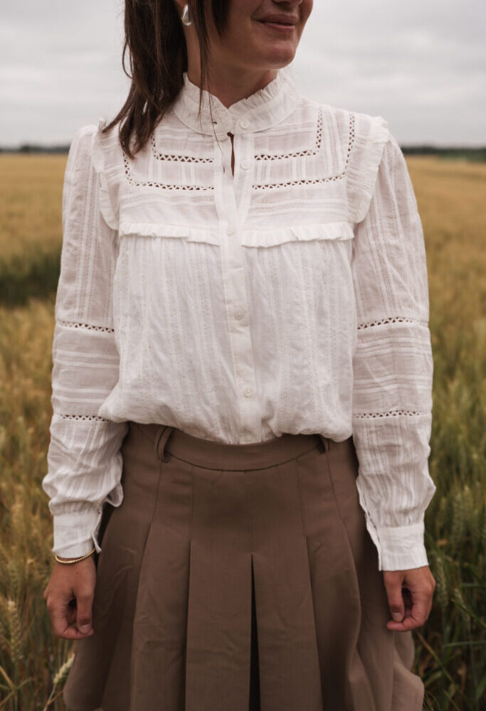 white blouse