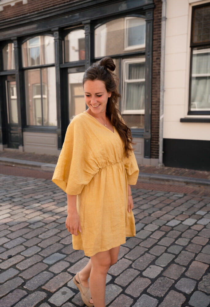 Lot dress oker geel