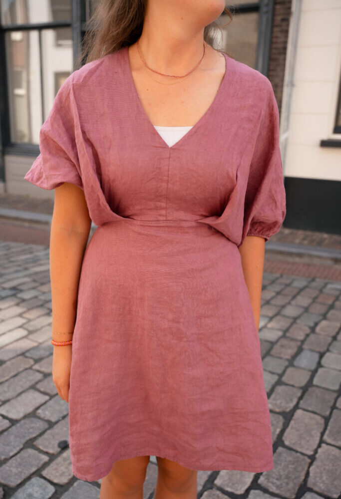 leen dress old pink