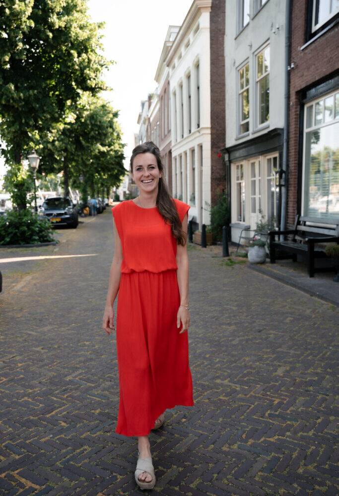 bobi dress koraal