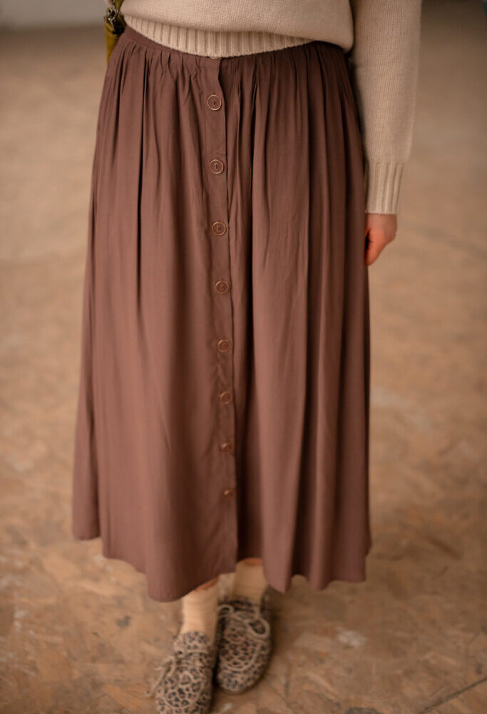 J-9120 skirt old pink/brown nina