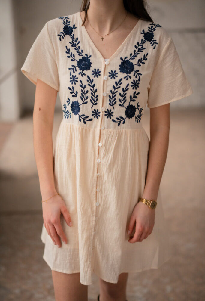 3016 Dress blue Delft