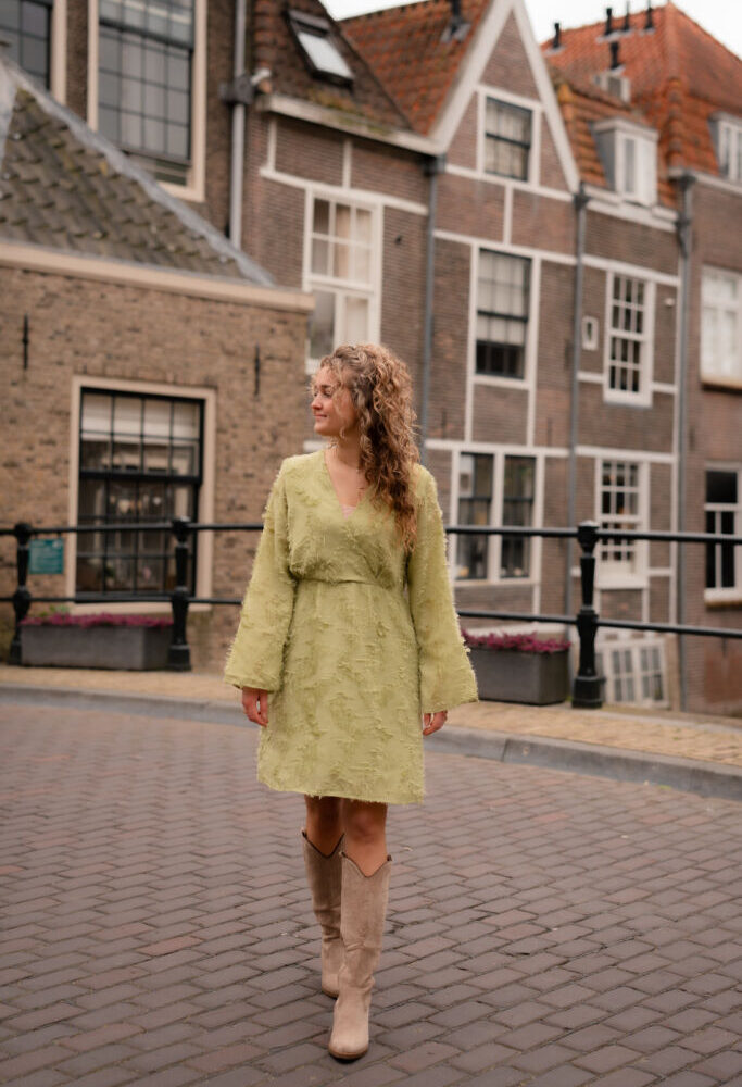 95231 azzurro dress olivia green