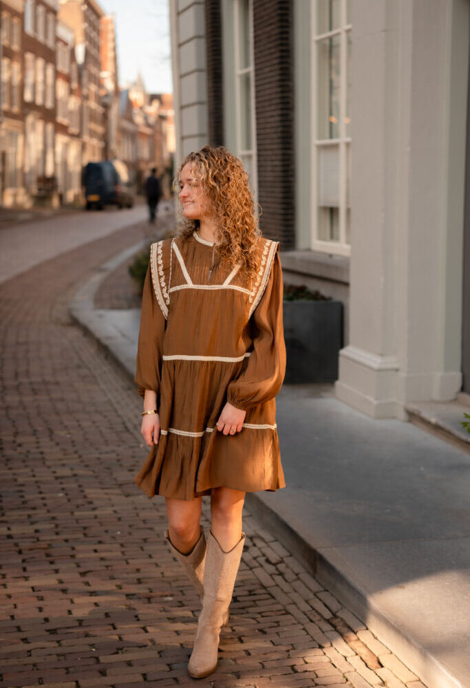 atelier dress 787 lola brown