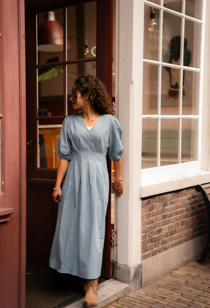 95226 dress blue kara azzurro