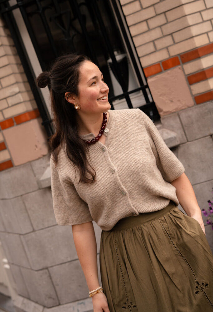 eline cardigan beige