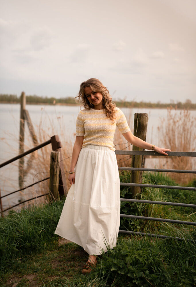 feel skirt 25008 blanc