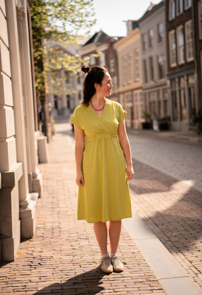 Viola dress lime 5432