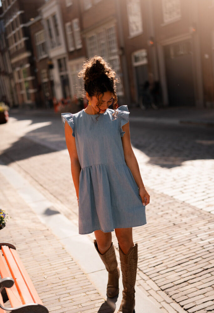 blue ciel denim dress milo 2655