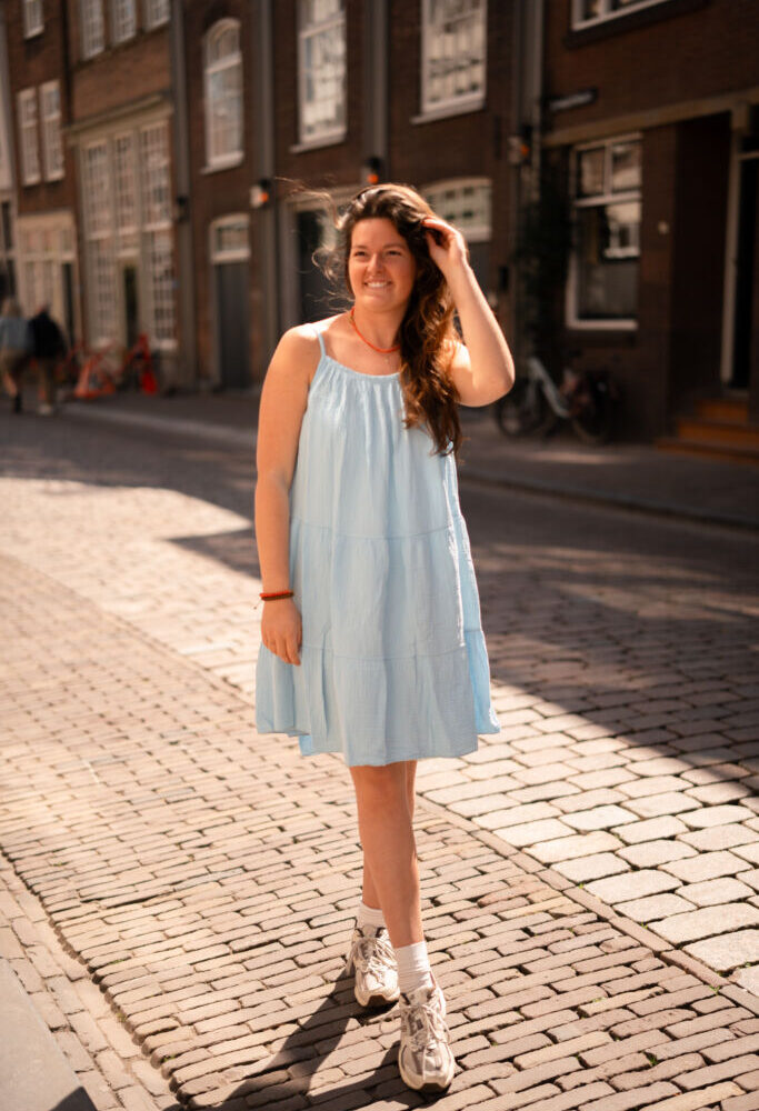 summer dress minka light blue