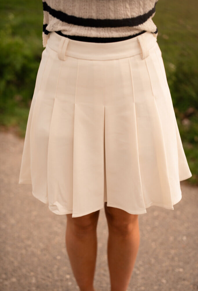 FAV tennis skirt off white