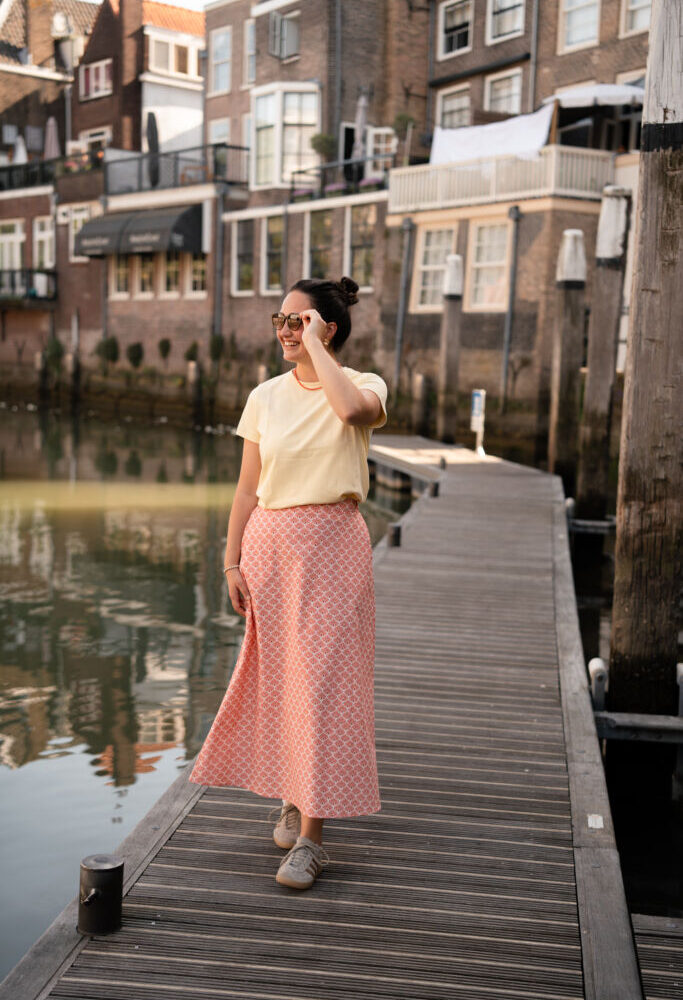 Azzurro 94102 skirt malaga pink