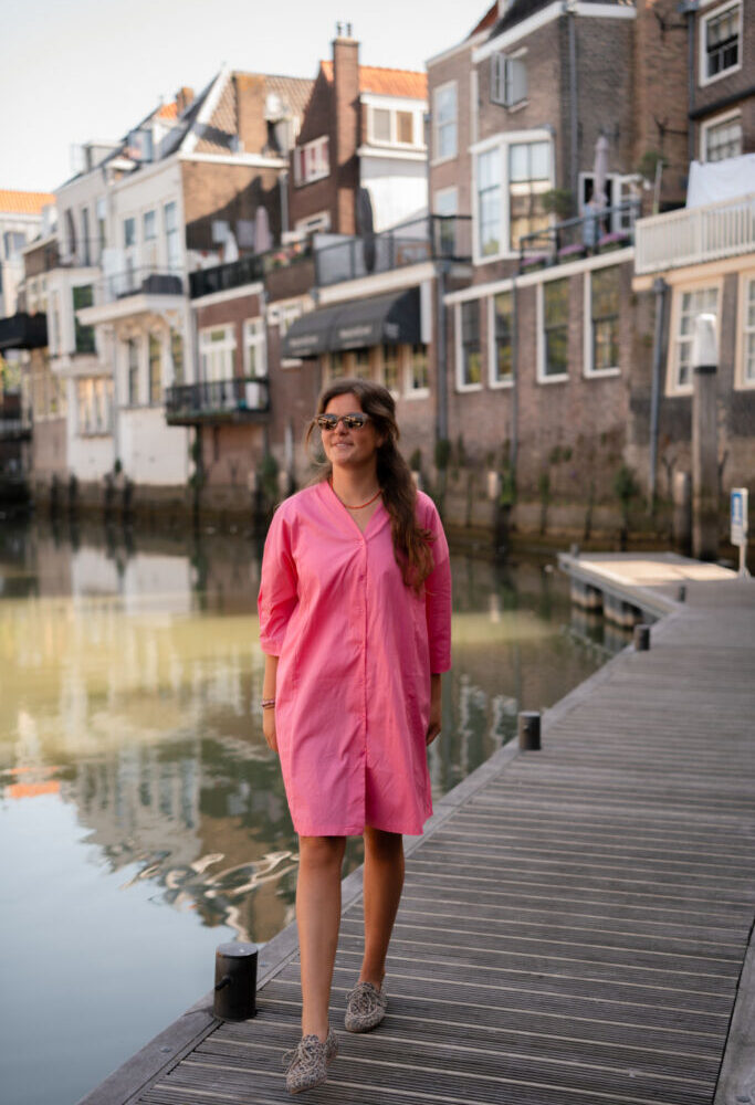 Azzurro 8614 dress coco barbiepink