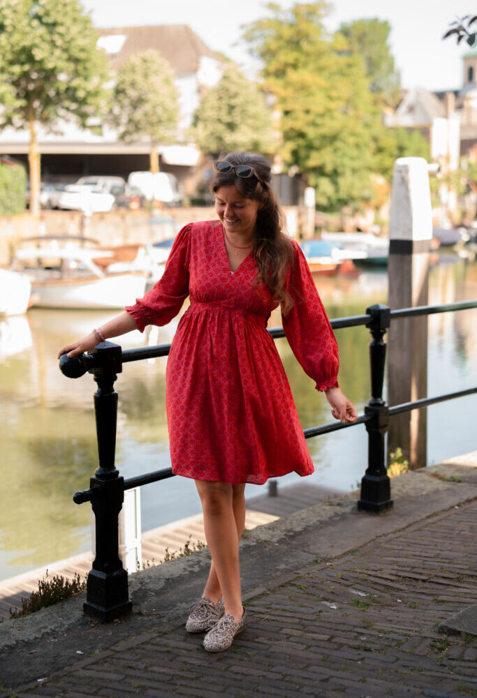 Azzurro 95243 dress sevilla red