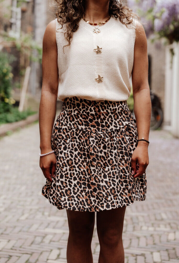 ydence knitted top mona ecru