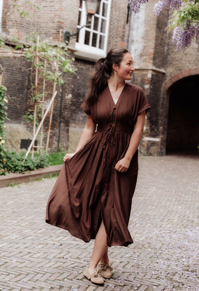 11589 choco dress