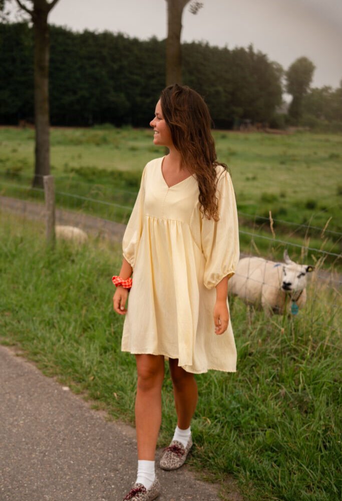 veerle dress azzurro 5670 yellow