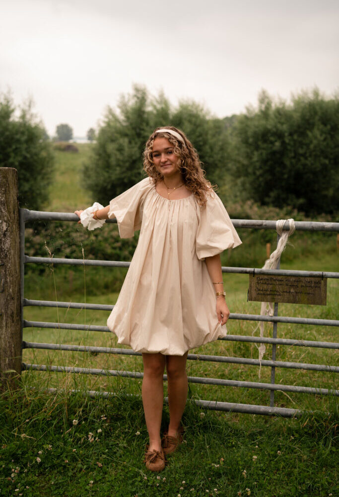 Azzurro dress corfu 8729 beige