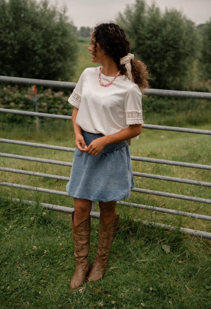 majo shirt ashley 80671 white