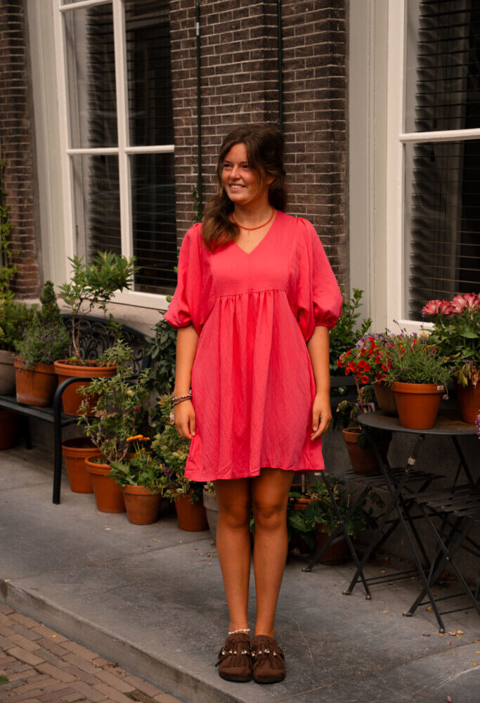 veerle dress azzurro 5670 fuchsia