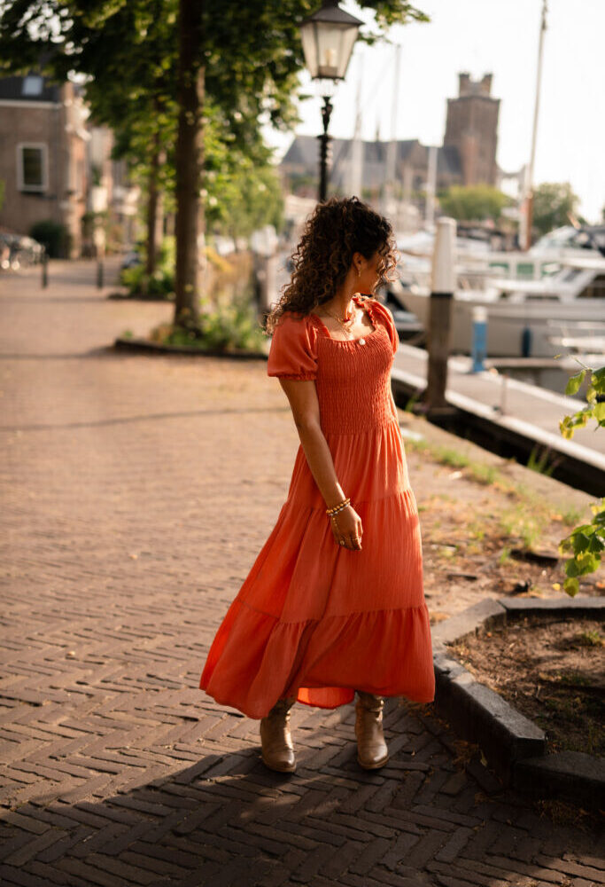 Fav dress saar old pink