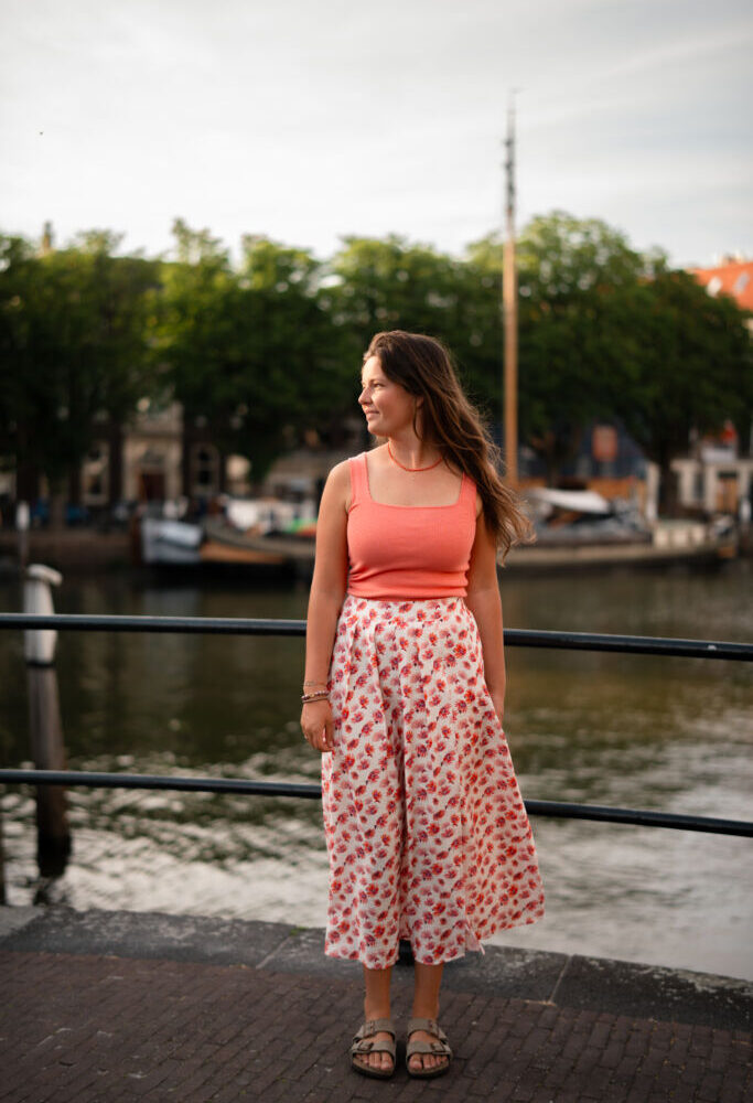 6568-1 skirt fushia miami gold