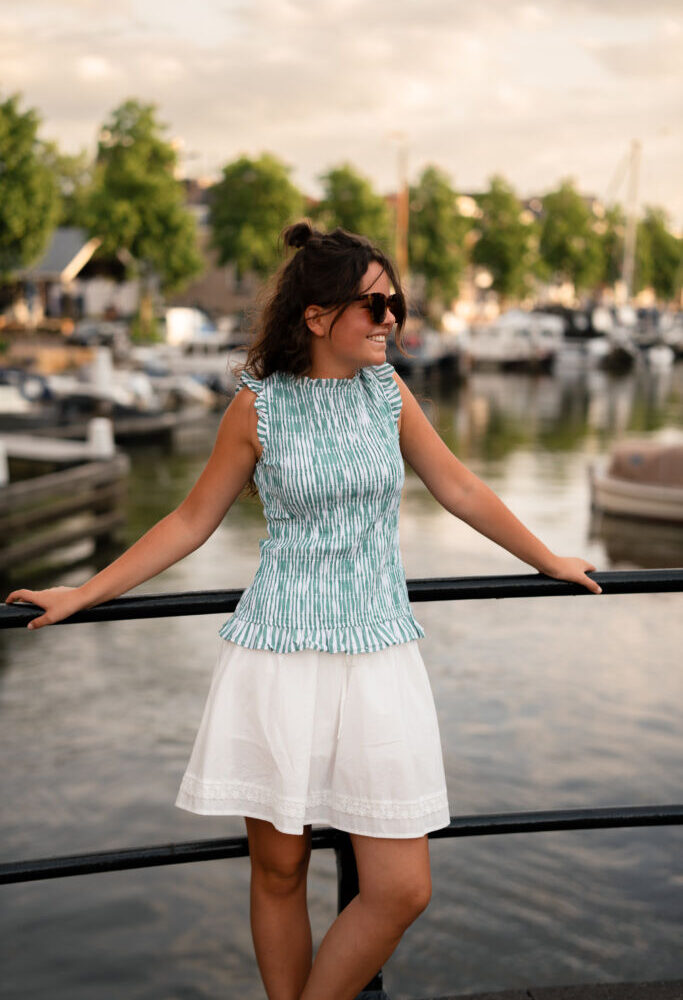 6695 top vert striped rio