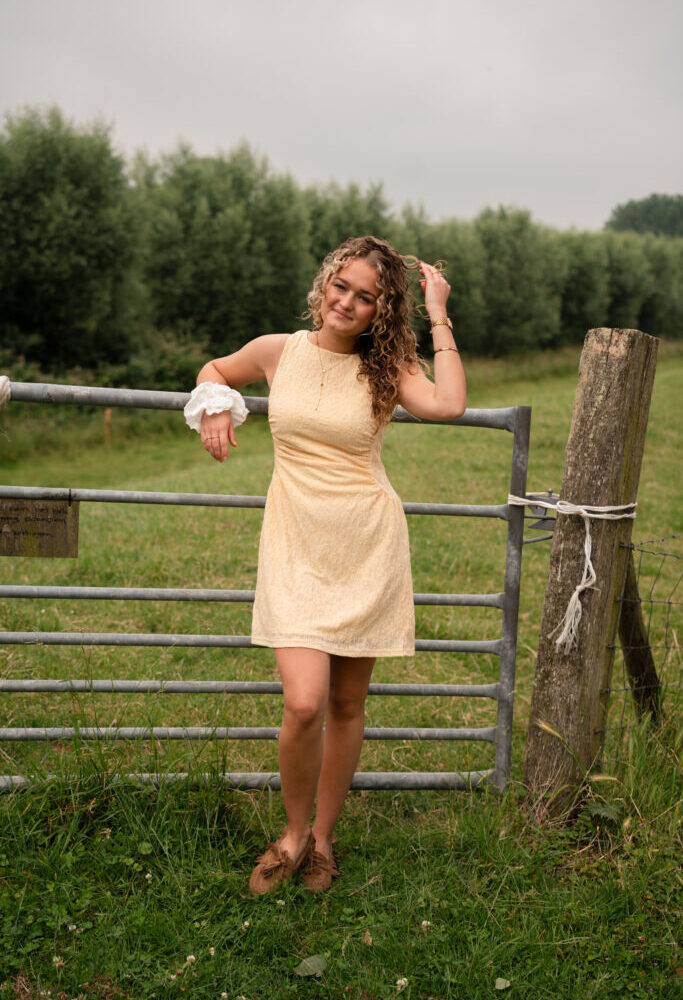 azzurro dress 95256 fleur yellow
