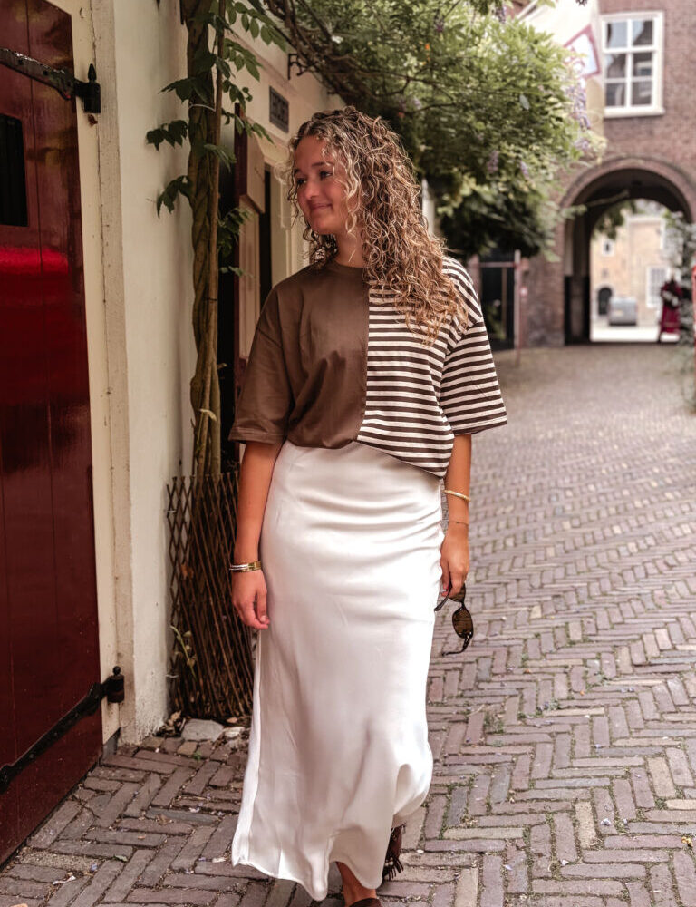 Azzurro 9182 beige/brown tamar shirt