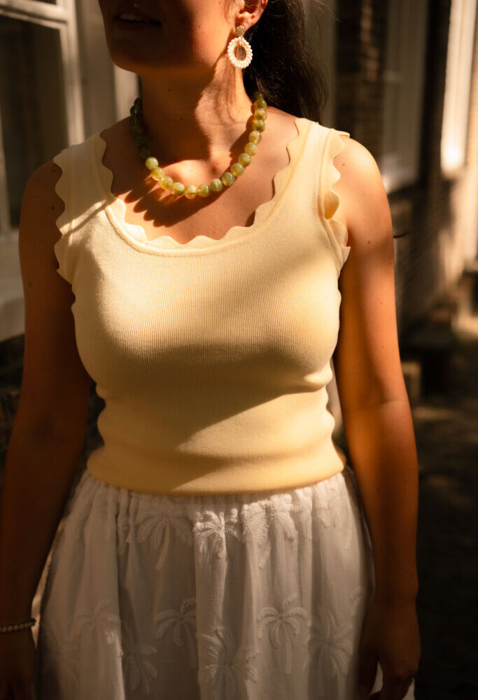 Joleen top 3082 sum yellow